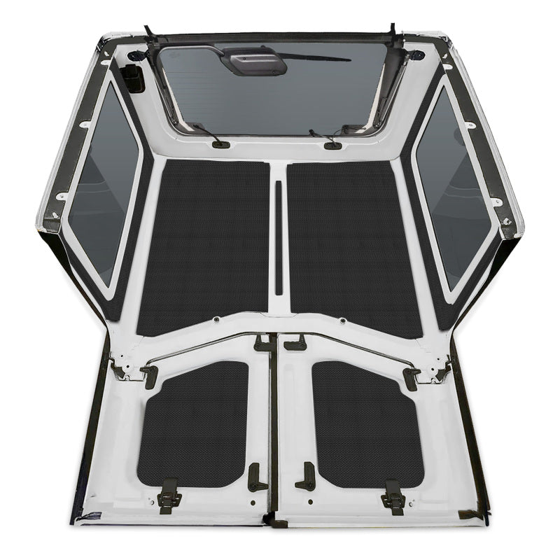 DEI 50280 - DEI50280 - DEI 18-23 Jeep Wrangler JL 2-Door Boom Mat Complete Headliner Kit - 7 Piece - Black - Shipped in Europe - Tuningsupply.com