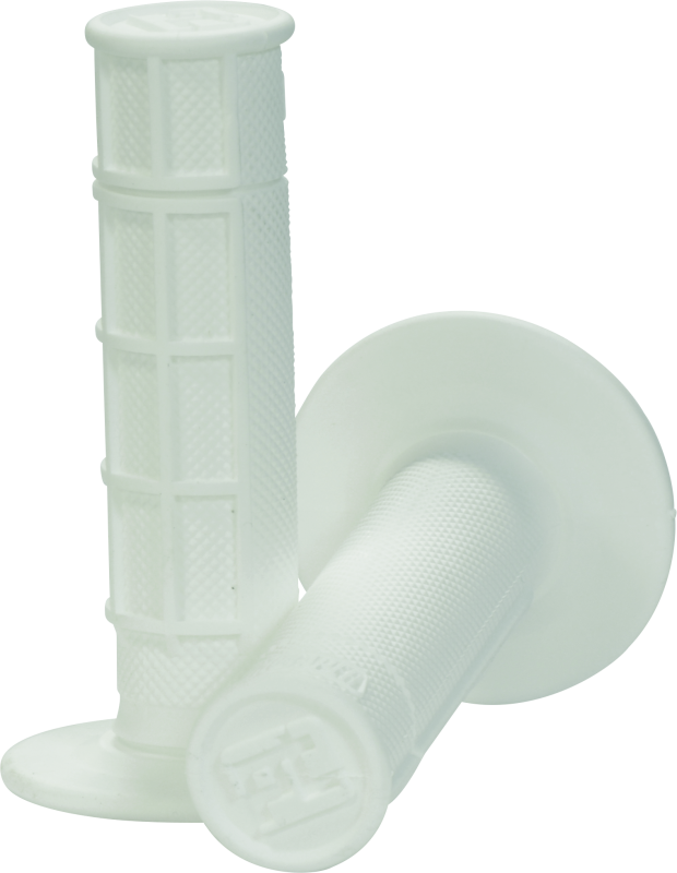 ProTaper 024034 - PTR024034 - ProTaper Race Cut 1/2 Waffle Grips - White - Shipped in Europe - Tuningsupply.com