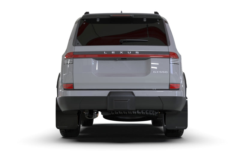 Rally Armor MF162-BLK-UR-MBK - RALMF162-BLK-UR-MBK - Rally Armor 24-25 Lexus GX 550 Luxury Black UR Mud Flap - Metallic Black Logo - Shipped in Europe - Tuningsupply.com