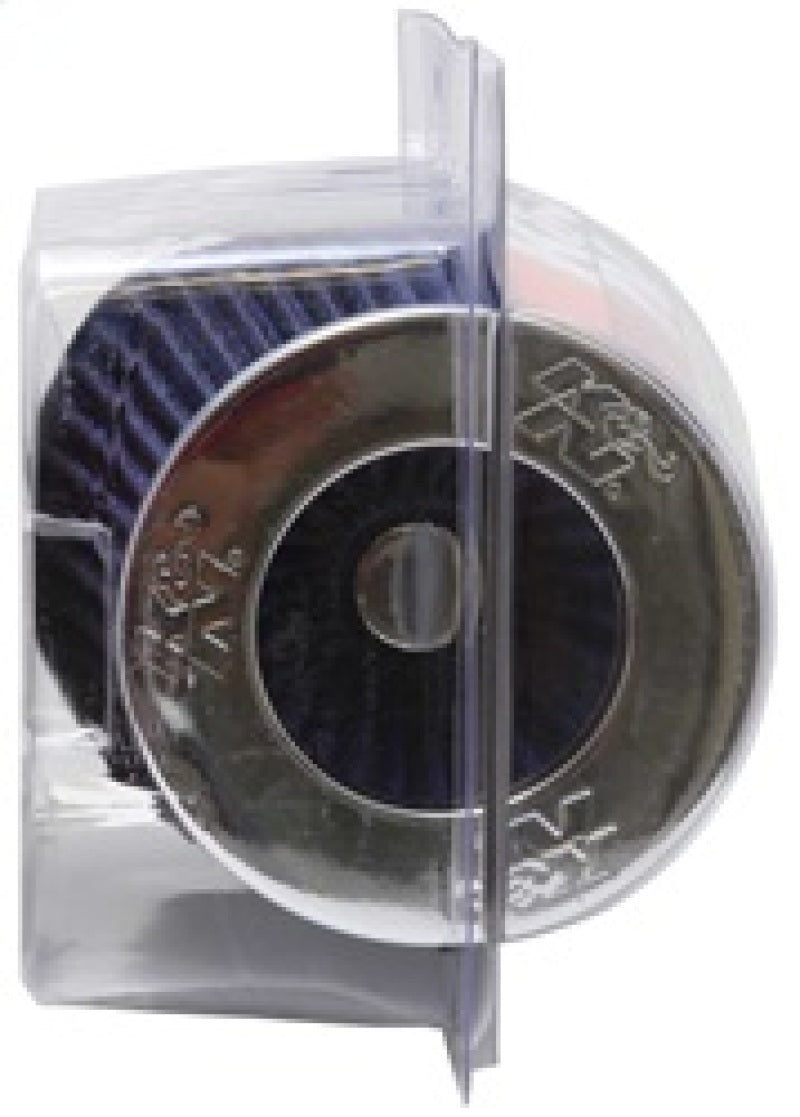 K&N Engineering RG-1001BL - KNNRG-1001BL - K&N Universal Air Filter Chrome Round Tapered Blue - 4in Flange ID x 1.125in Flange Length x 5.5in H - Shipped in Europe - Tuningsupply.com