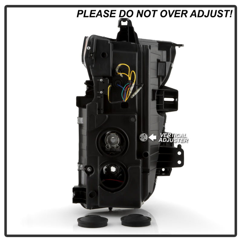 SPYDER - SPY5088796 - Spyder 20-23 Chevy Silverado 2500/3500 Proj Headlights - LED DRL - Black PRO-YD-CSHD20SI-SEQ-BK - Shipped in Europe - Tuningsupply.com