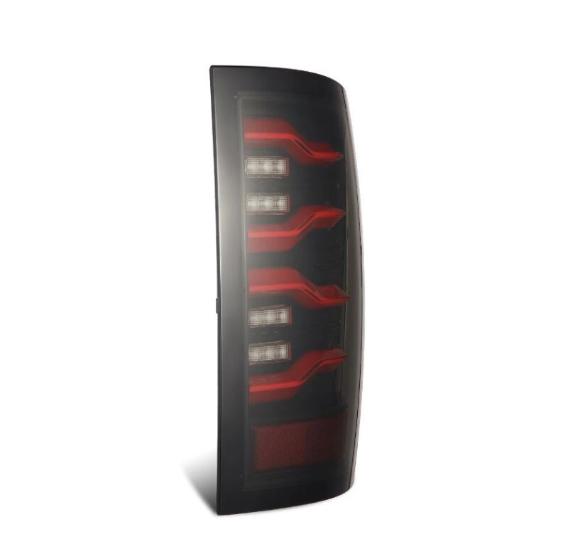 AlphaRex 640002 - ARX640002 - AlphaRex 09-18 Dodge RAM LUXX-Series LED Taillights Black Red w/Actv Light & SS - Shipped in Europe - Tuningsupply.com