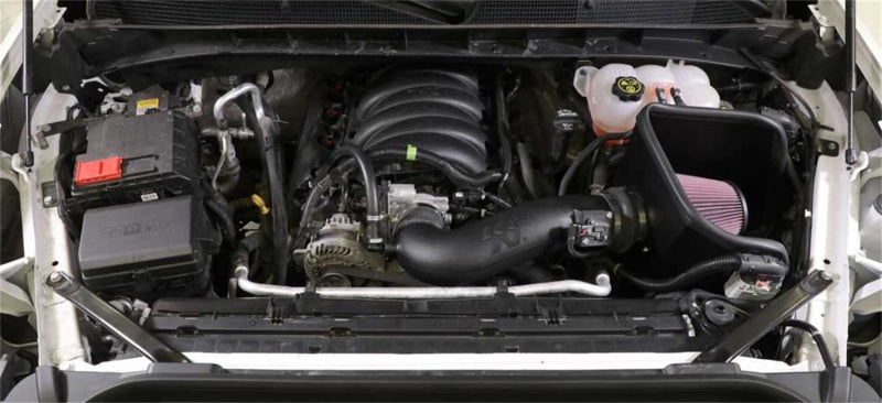 K&N Engineering 63-3110 - KNN63-3110 - K&N 2019+ Chevrolet 1500 5.3L / 6.2L V8 F/I AirCharger Performance Intake System - Shipped in Europe - Tuningsupply.com