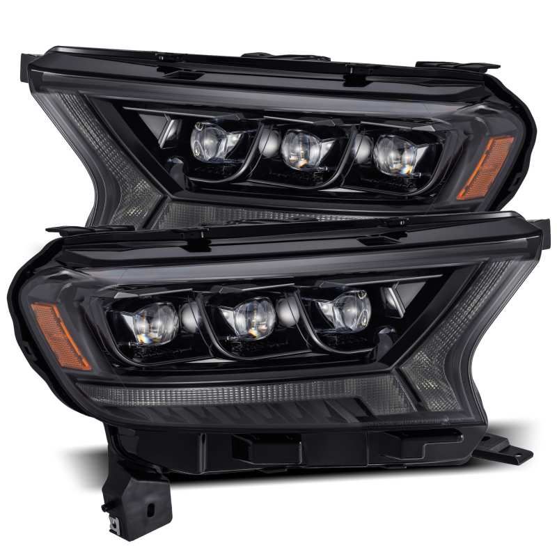 AlphaRex 880123 - ARX880123 - AlphaRex 19-21 Ford Ranger NOVA LED Proj Headlight Plnk Style Alpha Blk w/Activ Light/Seq Signal/DRL - Shipped in Europe - Tuningsupply.com