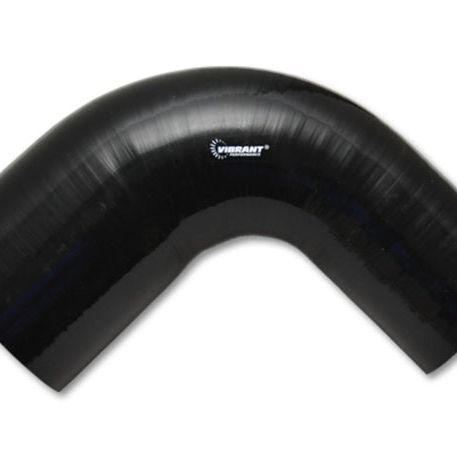 Vibrant 2782 - VIB2782 - Vibrant 4 Ply Reinforced Silicone 90 degree Transition Elbow - 2.5in I.D. x 3in I.D. (BLACK) - Shipped in Europe - Tuningsupply.com