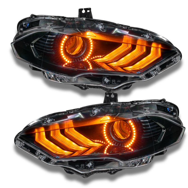 ORACLE Lighting 1446-332 - ORL1446-332 - Oracle 18-21 Ford Mustang Dynamic DRL w/ Halo Kit & Sequential Turn Signal - ColorSHIFT - Shipped in Europe - Tuningsupply.com