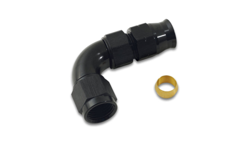 Vibrant 16565 - VIB16565 - Vibrant 90 Deg 5/16in Tube to Female -6AN Adapter (w/ Olive Inserts) - Shipped in Europe - Tuningsupply.com