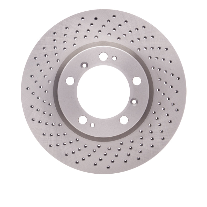 DFC 620-02032D - DFC620-02032D - DFC 98-12 Porsche 911 Left Front Drilled Brake Rotor - Shipped in Europe - Tuningsupply.com