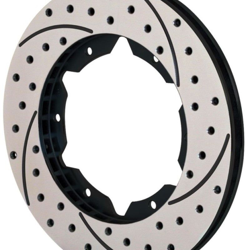 Wilwood 160-7100-BK - WIL160-7100-BK - Wilwood Rotor-UL30 Iron LH-SRP BLK Drl 11.00 x .810 - 6 on 6.25in - Shipped in Europe - Tuningsupply.com