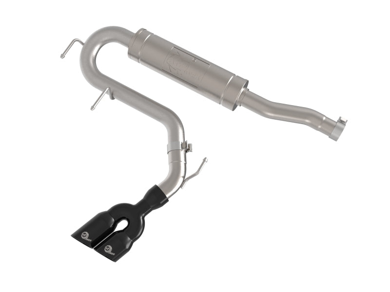 aFe 49-33155-B - AFE49-33155-B - aFe Rebel Series 2-1/2in 304 Stainless Steel Cat-Back w/ Black Tip Ford Maverick 22-26 L4-2.5L FWD - Shipped in Europe - Tuningsupply.com