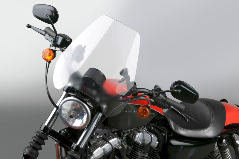 National Cycle N25042 - NATN25042 - National Cycle Deflector Screen w/ Handlebar 1 in. Quick Set - Clear - Shipped in Europe - Tuningsupply.com