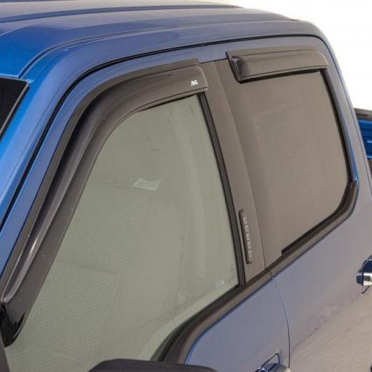 AVS 94974 - AVS94974 - AVS 15-18 Ford F-150 Supercab Ventvisor Outside Mount Window Deflectors 4pc - Smoke - Shipped in Europe - Tuningsupply.com