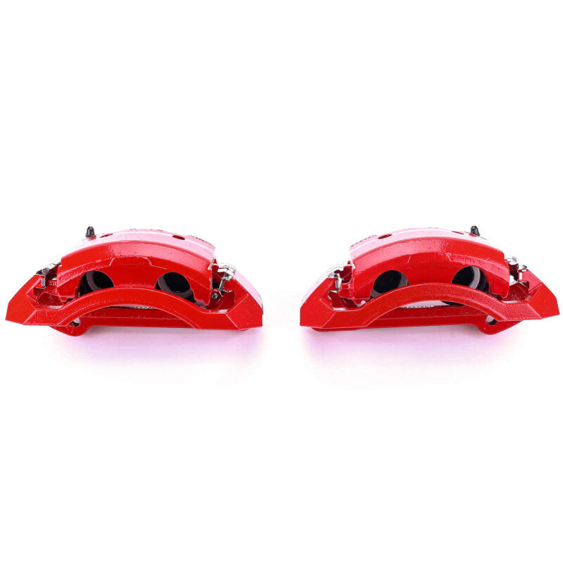 PowerStop S4746 - PSBS4746 - Power Stop 00-02 Dodge Ram 2500 Front Red Calipers w/Brackets - Pair - Shipped in Europe - Tuningsupply.com