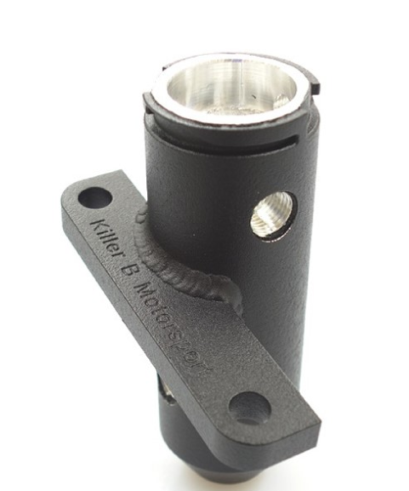 Killer B Motorsport UTCRV2AN-B - KLBUTCRV2AN-B - Killer B Upper Turbo Coolant Reservoir V2 Black AN Fittings for 02-07 WRX / 04+ STI - Shipped in Europe - Tuningsupply.com