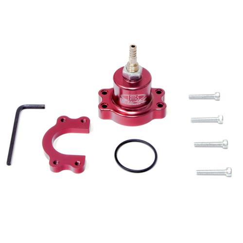 BLOX Racing BXFU-00402-RD - BLOBXFU-00402-RD - BLOX Racing 88-00 Civic / 90-01 Integra / 00+ S2000 Adjustable Fuel Pressure Regulator - Shipped in Europe - Tuningsupply.com