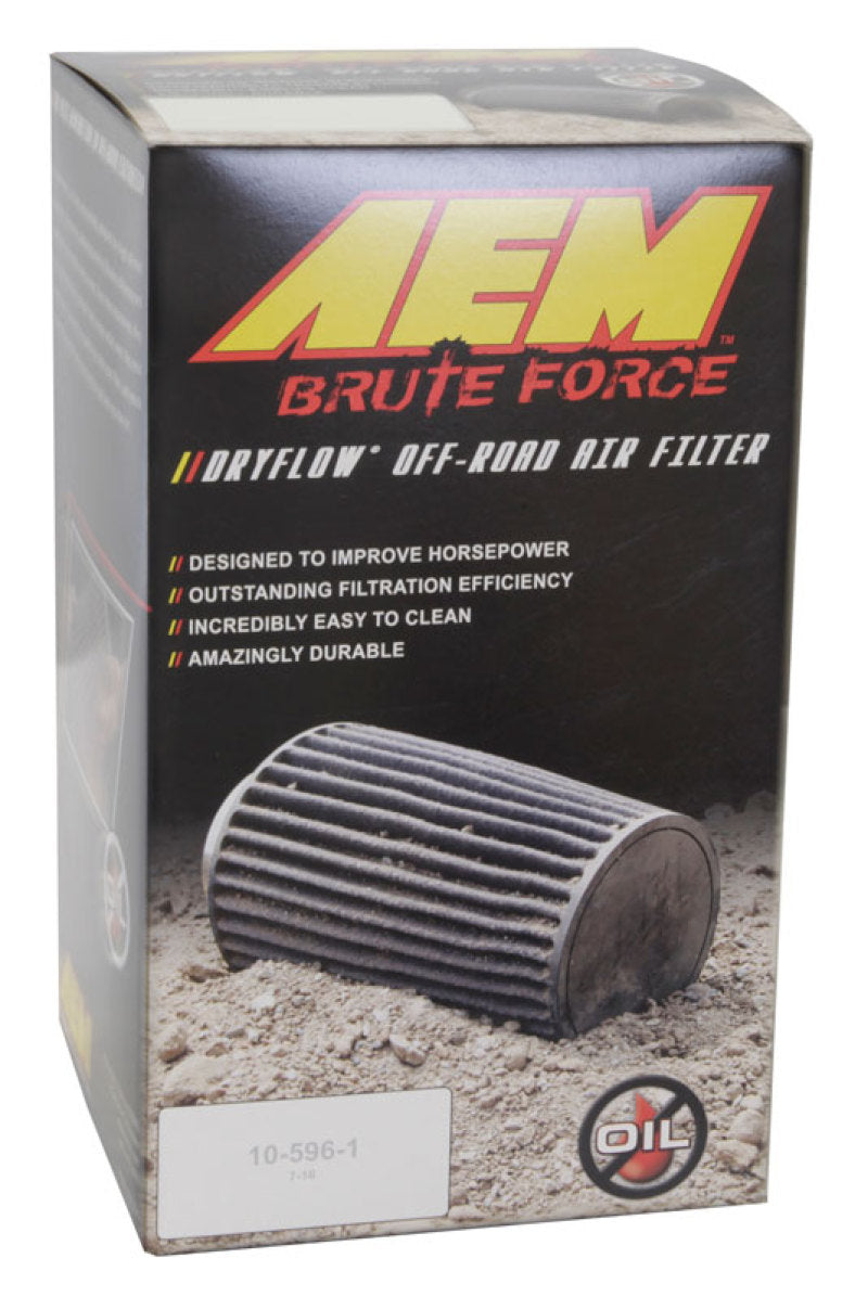 AEM Induction 21-2049BF - AEM21-2049BF - AEM 3.5 in x 9 in Dryflow Conical Air Filter - Shipped in Europe - Tuningsupply.com