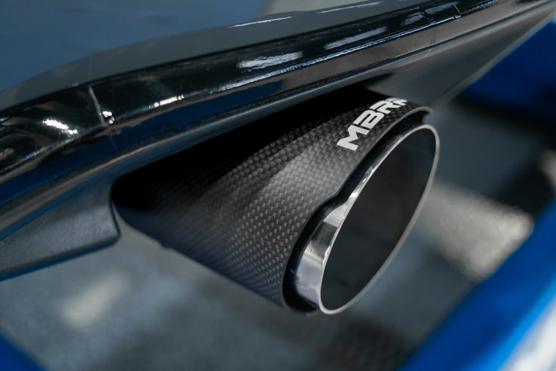 MBRP PS46083CF - MBRPS46083CF - MBRP 19-21 VW Jetta GLI T304 SS 3in Cat-Back Dual Split Rear Exit Exhaust - Carbon Fiber Tips - Shipped in Europe - Tuningsupply.com