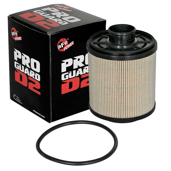 aFe ProGuard D2 Fluid Filters Fuel F/F FUEL Ford Diesel Trucks 11-16 V8-6.7L (td)-tuningsupply.com