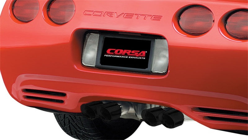CORSA Performance 14961BLK - COR14961BLK - Corsa 1997-2004 Chevrolet Corvette C5 Z06 5.7L V8 Black Xtreme Axle-Back Exhaust - Shipped in Europe - Tuningsupply.com