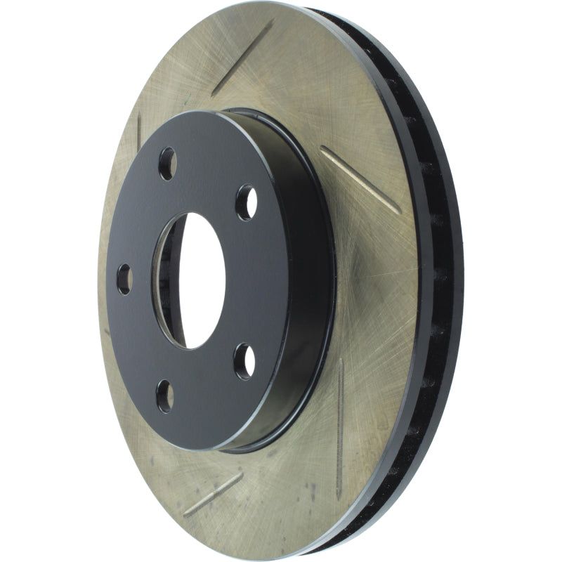 Stoptech 126.44069SR - STO126.44069SR - StopTech Power Slot 1/90-95 Toyota MR2 Front Right SportStop Slotted Rotor - Shipped in Europe - Tuningsupply.com