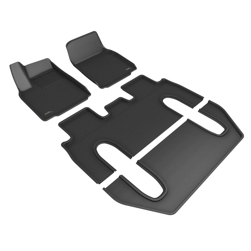 3D MAXpider L1TL04301509 - ACEL1TL04301509 - 3D MAXpider 22-26 Tesla Model X 6-Seat Kagu Black Full Set - Shipped in Europe - Tuningsupply.com