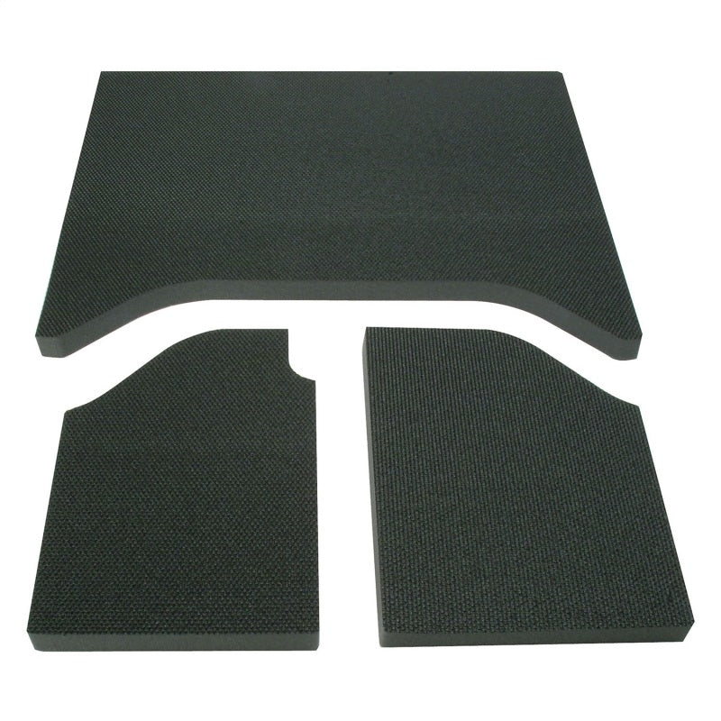 DEI 50132 - DEI50132 - DEI 07-10 Jeep Wrangler JK 2-Door Boom Mat Headliner - 3 Piece - Black - Shipped in Europe - Tuningsupply.com