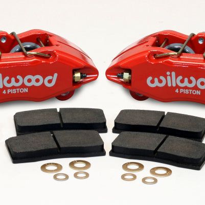 Wilwood 140-13029-R - WIL140-13029-R - Wilwood DPHA Front Caliper & Pad Kit Red Honda / Acura w/ 262mm OE Rotor - Shipped in Europe - Tuningsupply.com