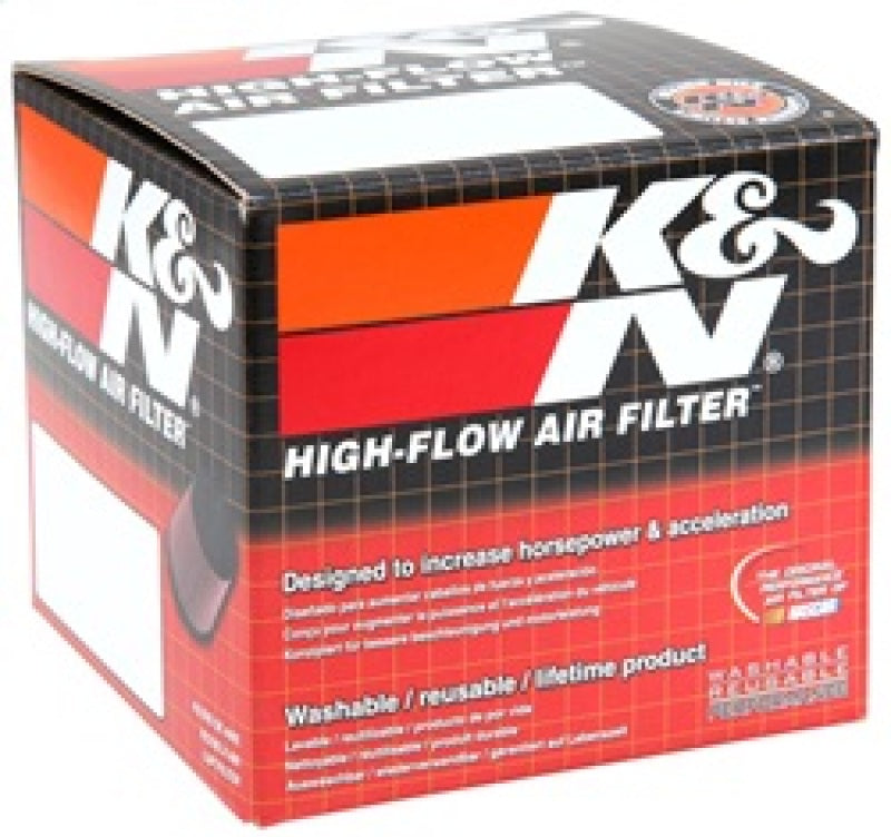 K&N Engineering RC-1200 - KNNRC-1200 - K&N Universal Chrome Filter 2.063in Flange ID x 3.5in Base OD x 2in Top OD x 4in H - Shipped in Europe - Tuningsupply.com
