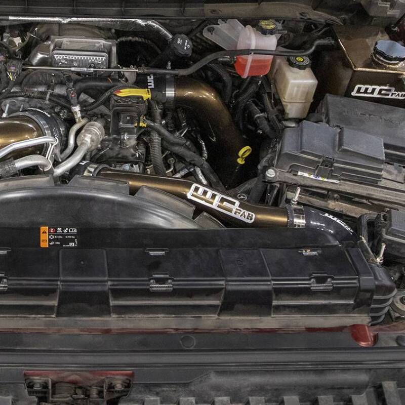 Wehrli WCF100541-RED - WCFWCF100541-RED - Wehrli 2020-2024 Chevrolet 6.6L L5P Duramax Upper Coolant Pipe - WCFab Red - Shipped in Europe - Tuningsupply.com