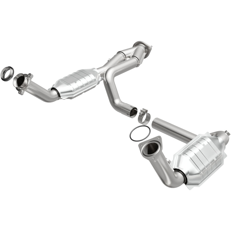 Magnaflow 93419 - MAG93419 - MagnaFlow Conv DF 02-06 Cadillac Escalade / 02-06 Chevy Avalanche 5.3L Dual Conv Y-Pipe Assembly 2WD - Shipped in Europe - Tuningsupply.com