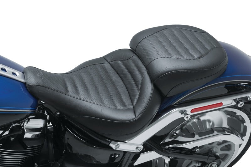 Mustang Motorcycle 75833 - MMP75833 - Mustang 18-23 Harley Fat Boy Standard Touring Passenger Seat - Black - Shipped in Europe - Tuningsupply.com