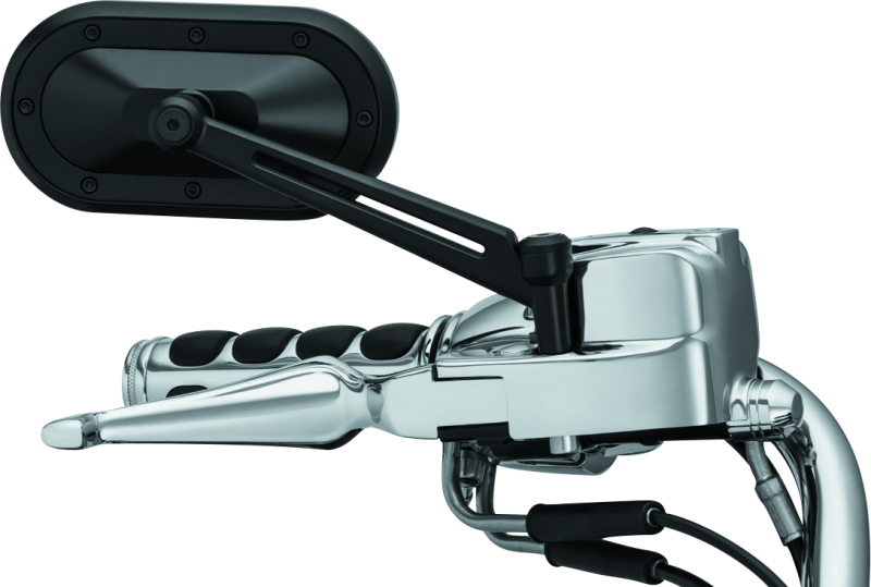 Kuryakyn 1737 - KUR1737 - Kuryakyn Heavy Industry Mirrors Black - Shipped in Europe - Tuningsupply.com
