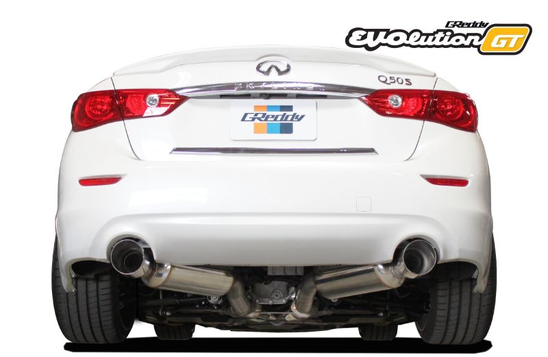GReddy - GRE10128306 - GReddy 16+ Infiniti Q50 Evolution (RWD ONLY) GT Cat-Back Exhaust - Shipped in Europe - Tuningsupply.com