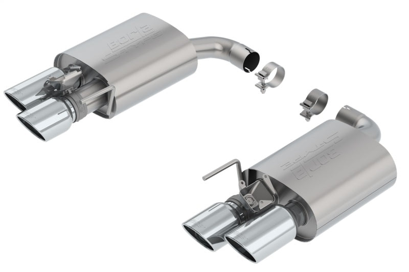 Borla 11951 - BOR11951 - Borla 2018 Ford Mustang GT 5.0L AT/MT 2.5in S-Type Exhaust w/ Valves (Rear Section Only) - Shipped in Europe - Tuningsupply.com