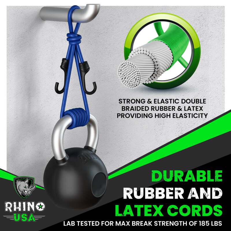 Rhino USA RHINO-28-BNGE - RSARHINO-28-BNGE - Rhino USA 28Pc Bungee Cord Assortment - Shipped in Europe - Tuningsupply.com