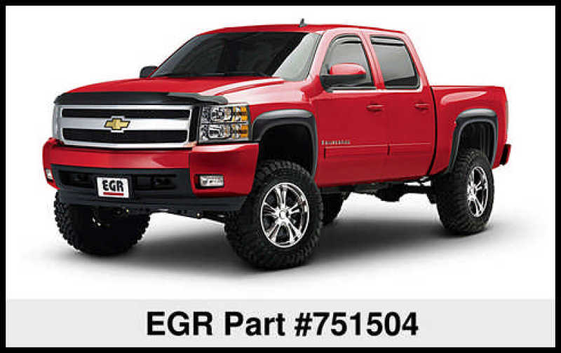 EGR - EGR751504 - EGR 07-13 Chev Silverado 6-8ft Bed Rugged Look Fender Flares - Set (751504) - Shipped in Europe - Tuningsupply.com