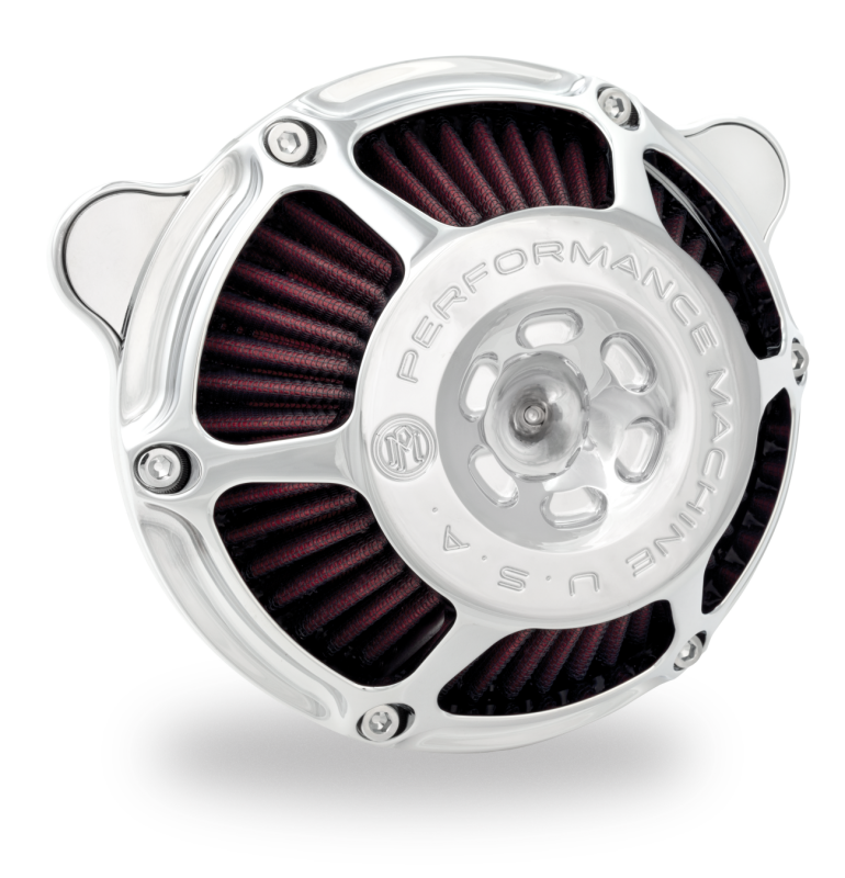 Performance Machine 0206-2164-CH - PFM0206-2164-CH - Performance Machine 23-Up CVO, 2024 Touring Max HP Air Cleaner - Chrome - Shipped in Europe - Tuningsupply.com