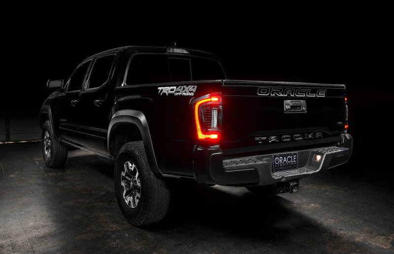 ORACLE Lighting 5911-504-T - ORL5911-504-T - Oracle Lighting 16-23 Gen 3 Toyota Tacoma Black Series Flush Style LED Tail Lights - Shipped in Europe - Tuningsupply.com