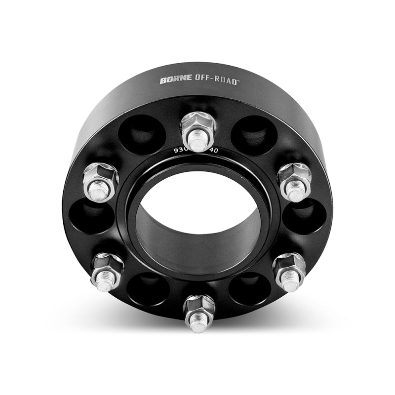 Borne Off-Road BNWS-007-380BK - BRNBNWS-007-380BK - Borne Off-Road Wheel Spacers - 6x135 - 87.1 - 38 - M14 - Black - Shipped in Europe - Tuningsupply.com