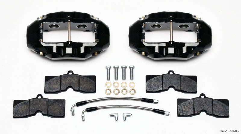 Wilwood 140-10790-BK - WIL140-10790-BK - Wilwood D8-4 Rear Caliper Kit Black Corvette C2 / C3 65-82 - Shipped in Europe - Tuningsupply.com