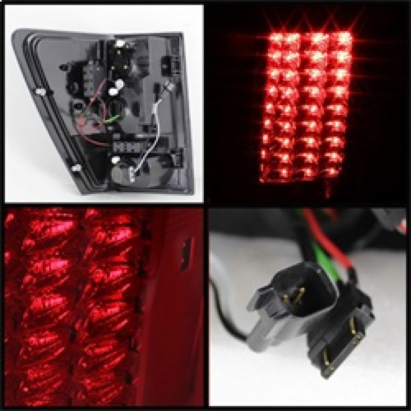 SPYDER 5070203 - SPY5070203 - Spyder Jeep Grand Cherokee 07-10 LED Tail Lights Red Clear ALT-YD-JGC07-LED-RC - Shipped in Europe - Tuningsupply.com