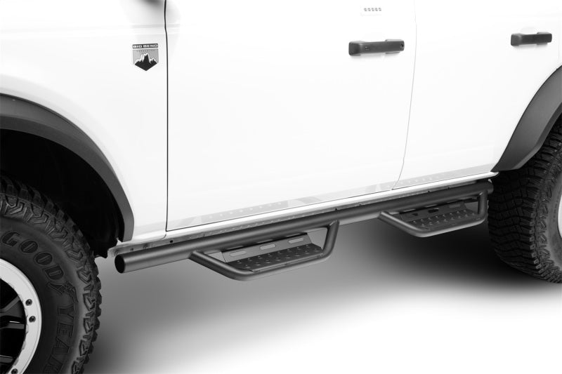 N-Fab 321417212 - NFB321417212 - N-Fab 21-22 Ford Bronco 4 Door SRW RS Nerf Step - Full Length - 2in - Tex. Black - Shipped in Europe - Tuningsupply.com
