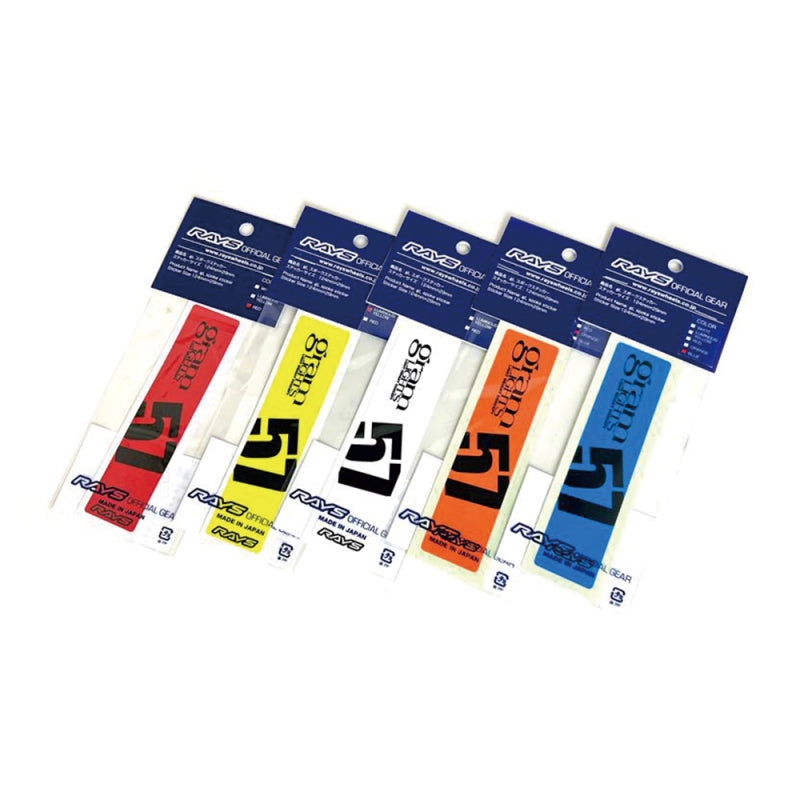 Rays WGLSTKRED - RAYWGLSTKRED - Gram Lights Wheel Spoke Sticker Red - Shipped in Europe - Tuningsupply.com