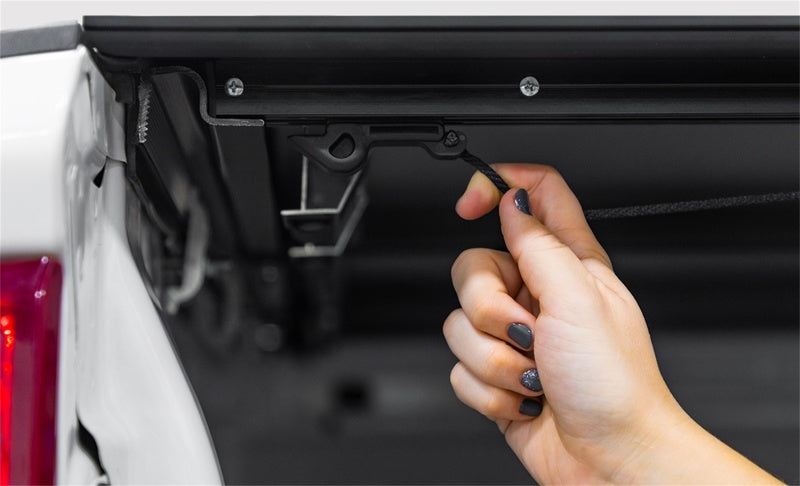 Access - ACCB3020079 - Access LOMAX Tri-Fold Cover Black Urethane Finish 19+ Chevrolet Silverado 1500 - 5ft 8in Bed - Shipped in Europe - Tuningsupply.com