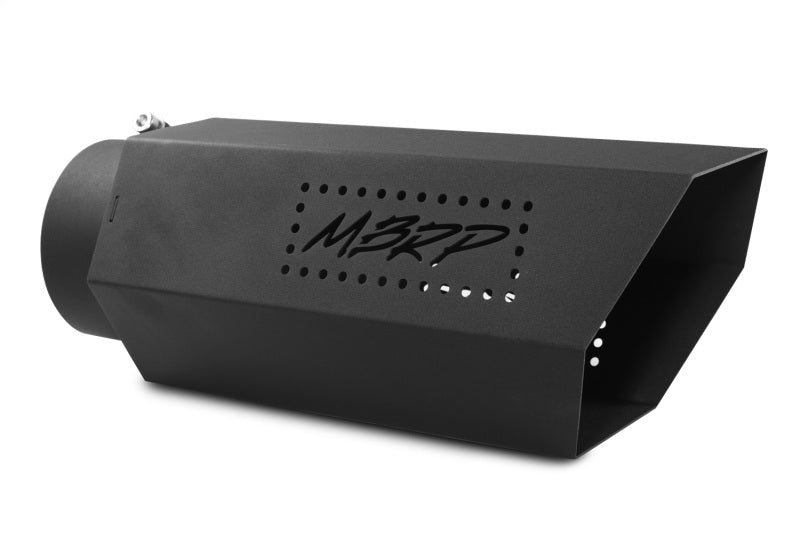 MBRP PT5167BLK - MBRPT5167BLK - MBRP Universal Hex Tip 5in Inlet 16in length w/o Logo - Black Coated - Shipped in Europe - Tuningsupply.com