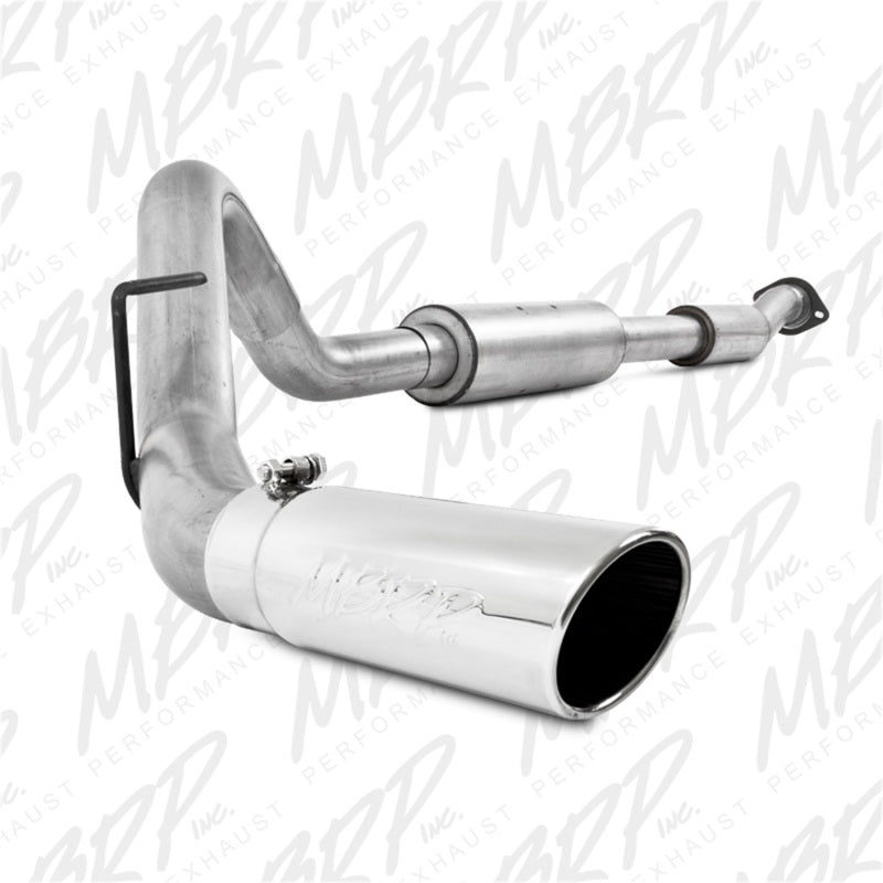 MBRP PS5228AL - MBRPS5228AL - MBRP 11-13 Ford F150 SVT Raptor 6.2L EC-SB/CC-SB 3.5in Cat Back Single Exit Alum Exhaust System - Shipped in Europe - Tuningsupply.com