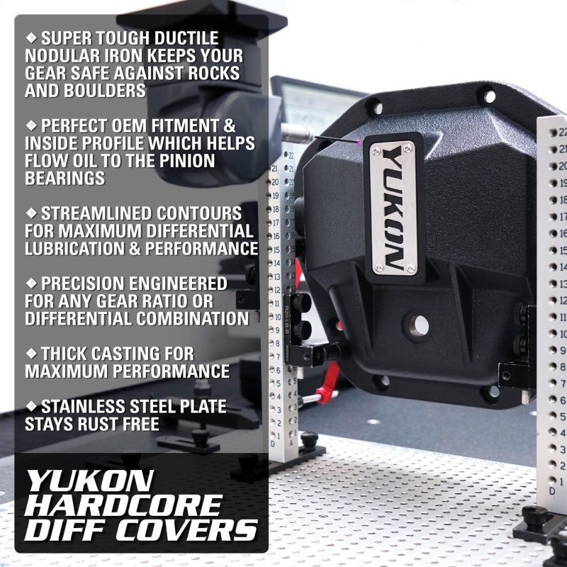 Yukon Gear & Axle YHCC-GM8.5-S - YUKYHCC-GM8.5-S - Yukon Gear Hardcore Diff Cover for 8.5inch GM Rear w/ 5/16inch Cover Bolts - Shipped in Europe - Tuningsupply.com