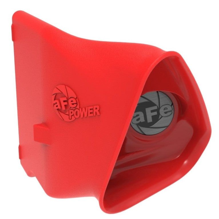 aFe 54-13015SR - AFE54-13015SR - aFe Power 15-20 Ford Mustang 2.3l L4/3.7l V6/5.0l V8 Dynamic Air Scoop - Red - Shipped in Europe - Tuningsupply.com