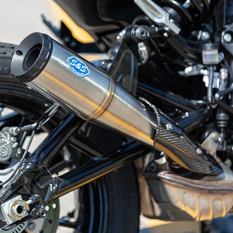 S&S Cycle 550-0854 - SSC550-0854 - S&S Cycle Indian FTR1200 Grand National Slip On Muffler Kit - Shipped in Europe - Tuningsupply.com