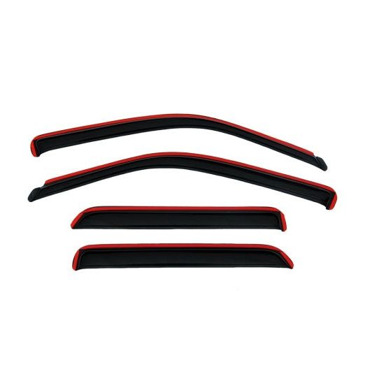 AVS 194105 - AVS194105 - AVS 96-04 Infiniti QX4 Ventvisor In-Channel Front & Rear Window Deflectors 4pc - Smoke - Shipped in Europe - Tuningsupply.com